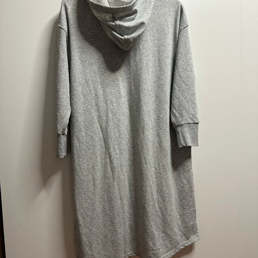 Light Gray Hooded Dress - Picture 4 of 5